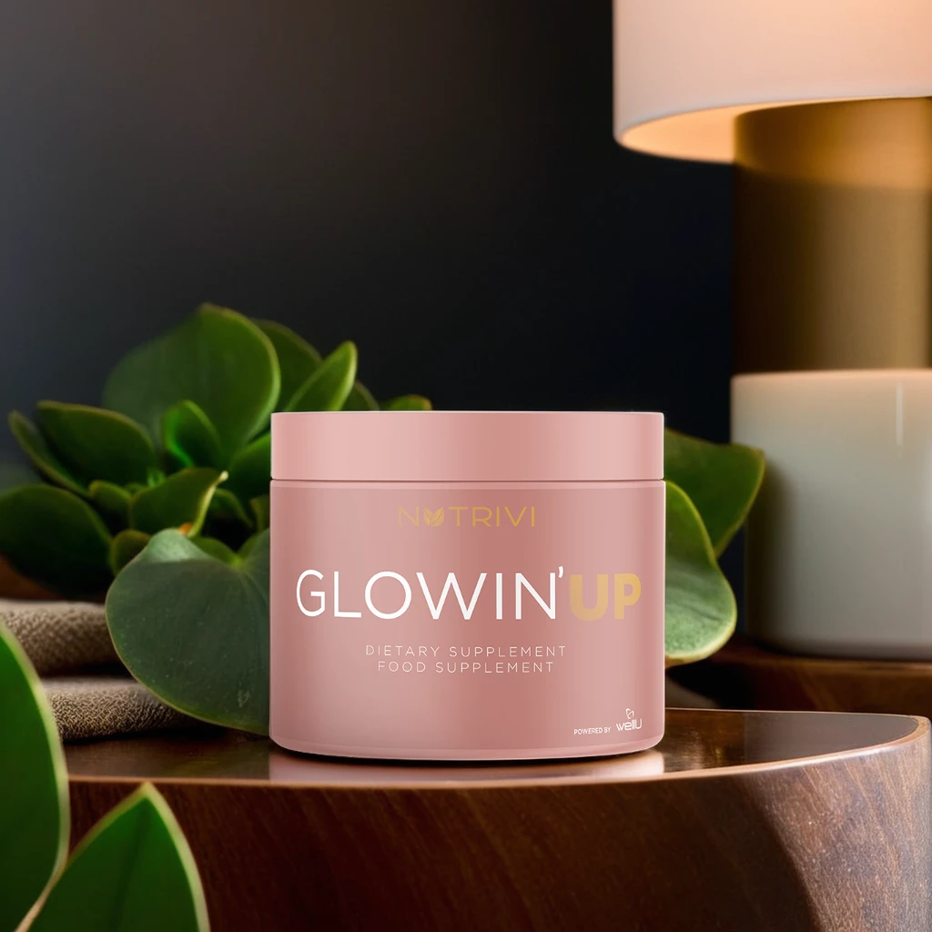 Nutrivi Glowin'UP — suplement diety z peptydami kolagenu rybiego dla urody skóry, włosów i paznokci